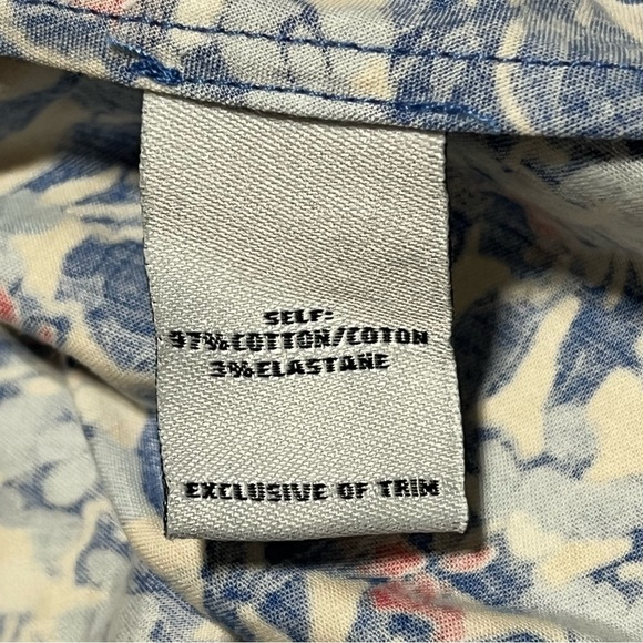 Tanya Taylor Blue Floral Mini Skirt, Size 4 - Picture 8 of 10